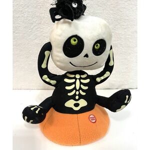 Hallmark Halloween HOCUS POCUS Animated Skeleton Musical Singing Plush Pumpkin
